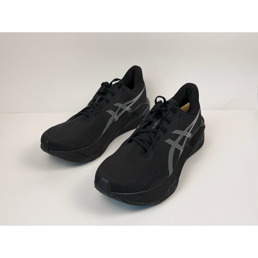 ASICS Novablast 6 Running Shoes Men's Size 9.5 Black/Black 1011C243-002 - Picture 5 of 6